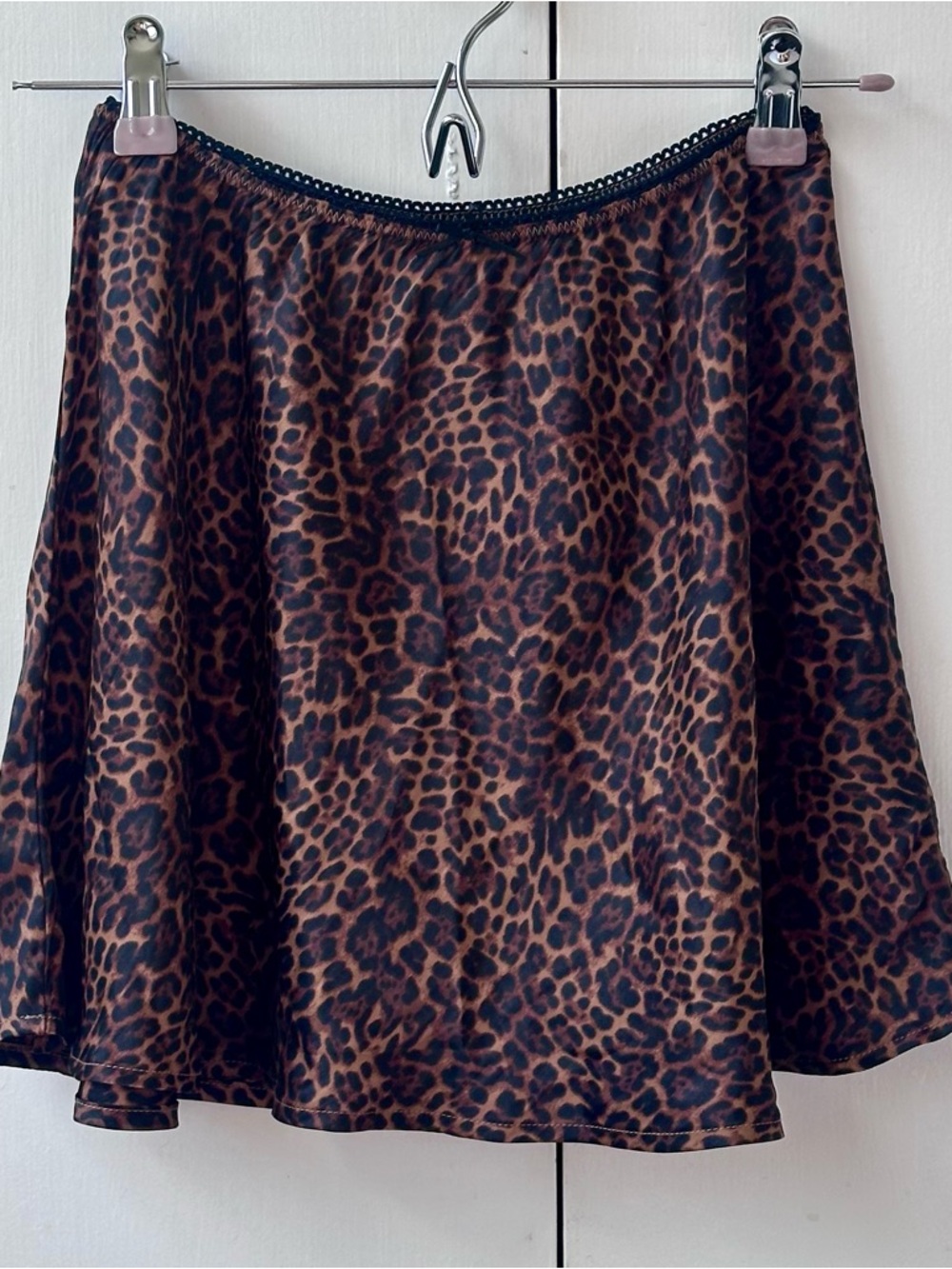 NWT Girl’s Gap Leopard Print A-Line Skirt - Picture 2 of 4